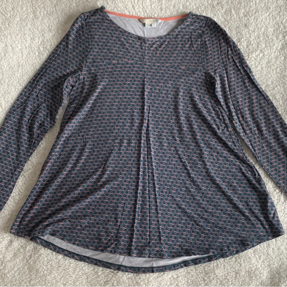 Patterned Long Sleeve Women's Tunic